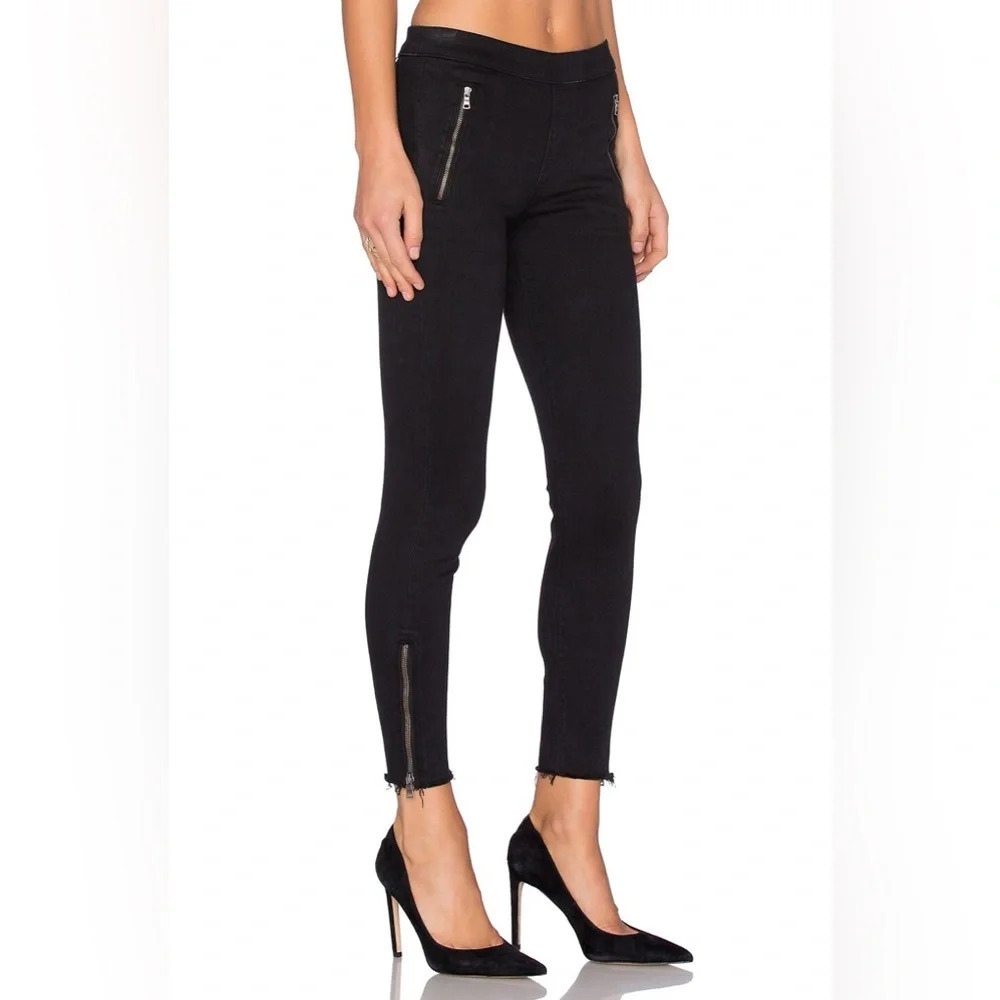 MOTHER Quickie Looker Ankle Fray in devil in the making size: 25